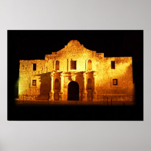 Póster O Alamo, San Antonio, Texas