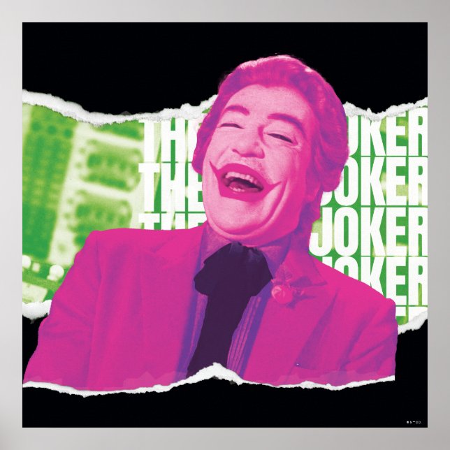 Poster O Álbum de Recortes do Coringa Rindo (Frente)
