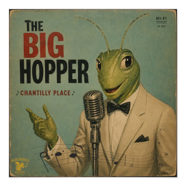Póster O Álbum do Big Hopper: uma Paródia (Frente)