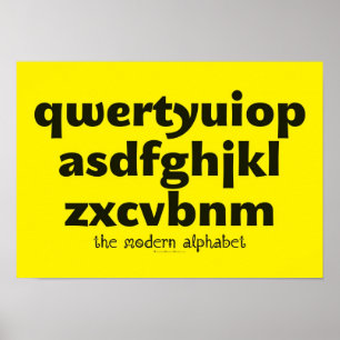 Poster - o alfabeto moderno