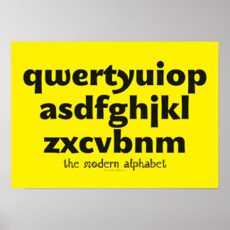 Poster - O Alfabeto Moderno