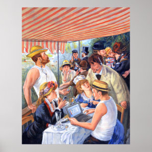Póster O almoço 2,0 de Renoir