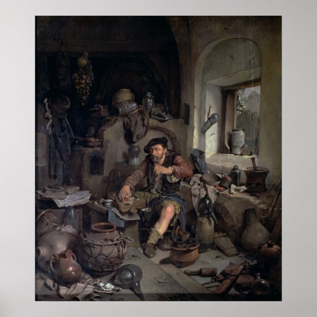 Póster O Alquimista, 1663 (Frente)