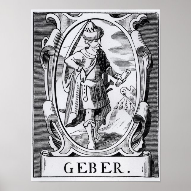 Póster O alquimista Geber (Frente)