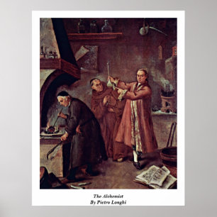 Póster O alquimista por Pietro Longhi
