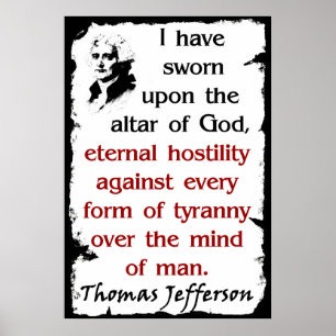 Póster O altar do deus