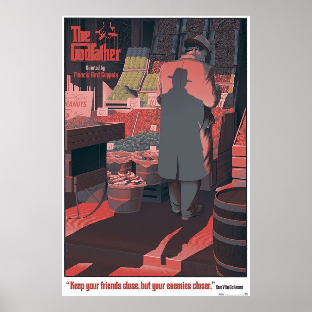 Poster O Alternativo do padrinho de 1972 (Frente)