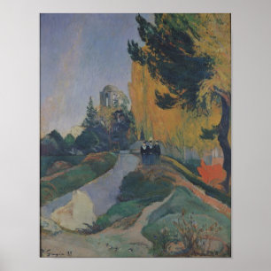 Poster O Alyscamps, Arles, 1888