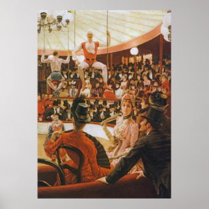 Póster O amante do circo, por James Tissot