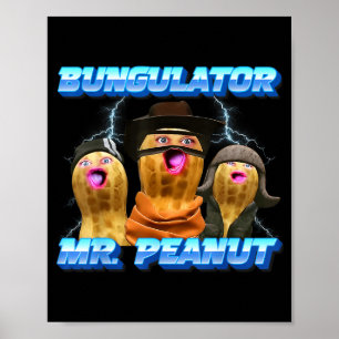 Poster O Amendoim Queimado Goop Divertido Sr. Peanut Bung