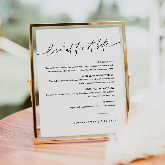 Poster O Amor À Primeira Mordida Sinal De Sobremesa (Criador carregado)