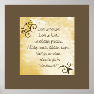 Poster O Amor Antiquado É Paciente