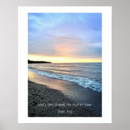 Poster O amor de Deus é o teste do tempo.