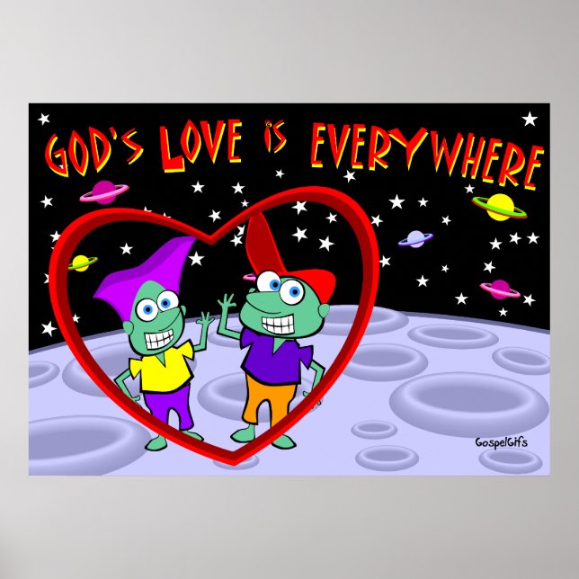 Póster O amor de Deus está em todo lugar (Frente)