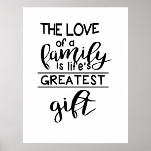 Poster O amor de uma família é o grande presente da vid