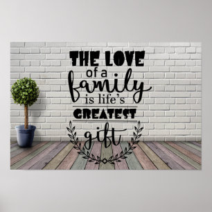 Poster O amor de uma família é o maior presente da vida