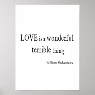 Poster O amor de William Shakespeare é maravilhoso e