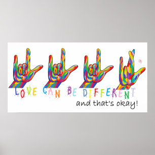 Póster O amor do ASL pode ser diferente