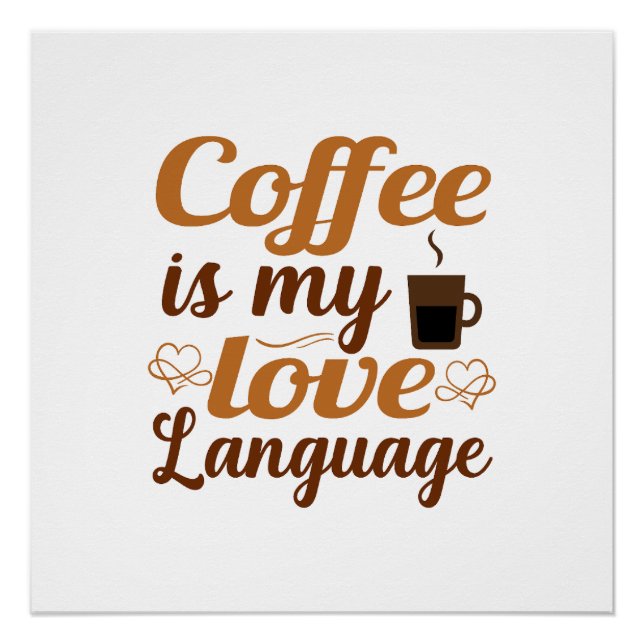 Póster O amor é a minha língua de amor (Frente)