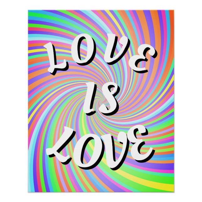 Póster O Amor é Amor Cartaz do Orgulho (Frente)