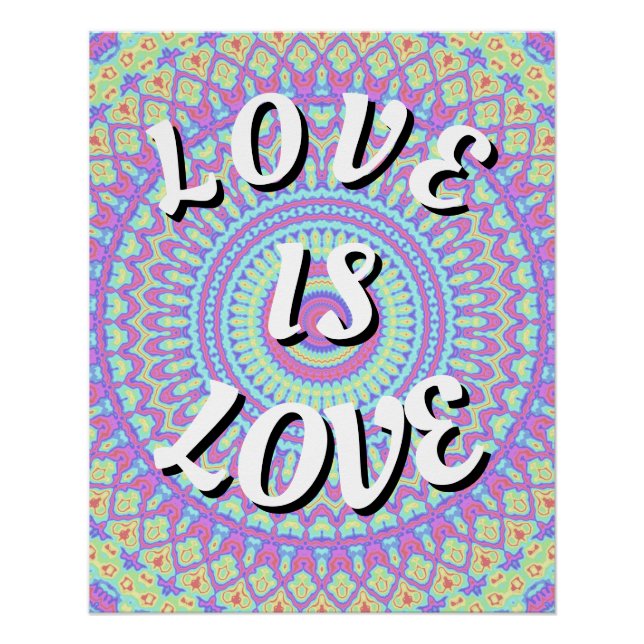 Póster O Amor é Amor Cartaz do Orgulho (Frente)