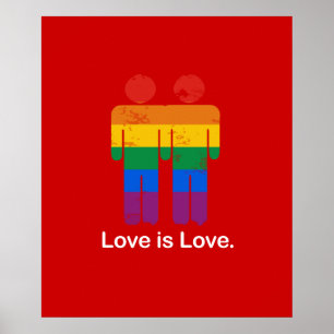 PÓSTER O AMOR É CASAL ALEGRE DO AMOR