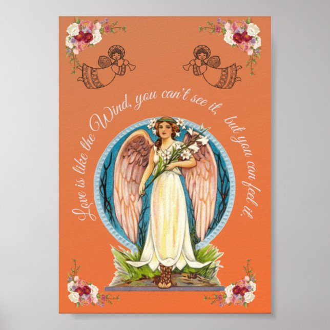 Poster "O amor é como o vento" (Frente)