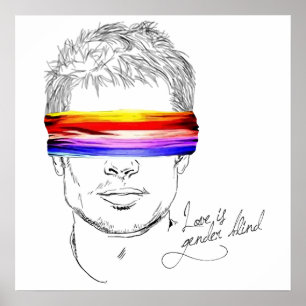 Poster O amor é cortina do género