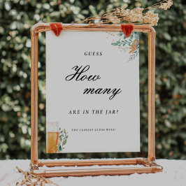 Poster O amor é criar adivinhações quantos sinais de Chá 