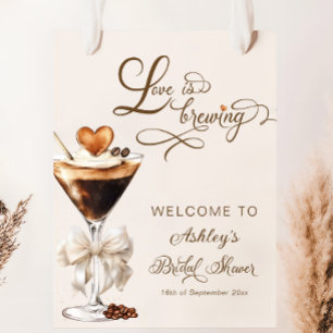 Poster O Amor É Criar Chá de panela Espresso Martini