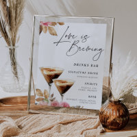 O amor é criar o sinal de Bar de Espresso Martini