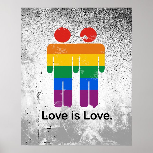 POSTER O AMOR É O CASAL GAY (Frente)