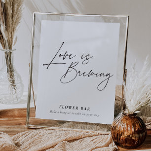 Poster O amor é o Chá de panela do Sinal de Bar Flor