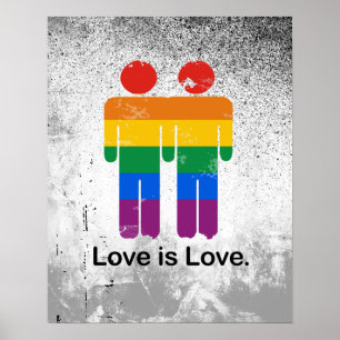 POSTER O AMOR É O GAY CASAL DO AMOR