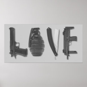 Póster O Amor É Uma Arma
