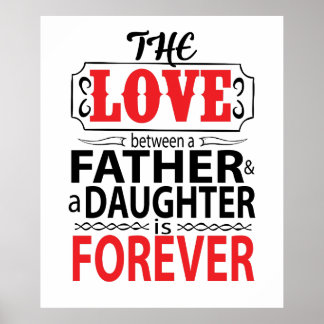 Poster O Amor Entre Pai E Filha É Para Sempre