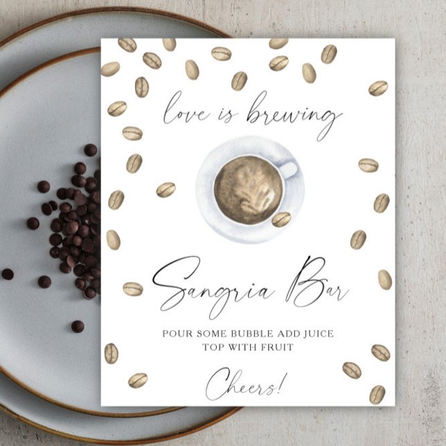 Poster O amor está a criar bar de sangria Chá de panela (Criador carregado)