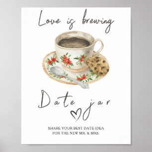 Poster O amor está a criar chás de panela Noite de Data