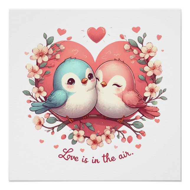 Póster O amor está no ar (Frente)