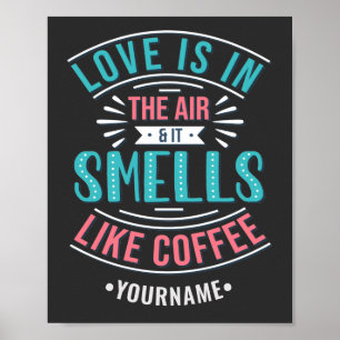 Poster O amor está no ar e cheira a café