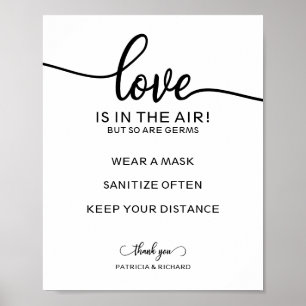 Poster O amor está no ar, mas os germes também estão