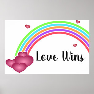 Poster O amor ganha o arco-íris