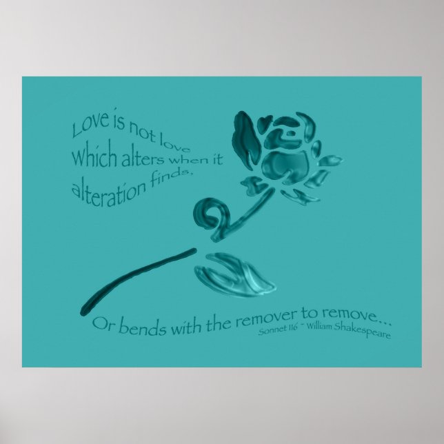 Poster O amor não é amor... (Frente)