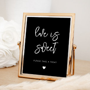 Poster O amor negro moderno contemporâneo é doce