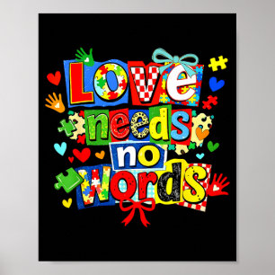 Poster O amor precisa de palavras enigma coquette laço au