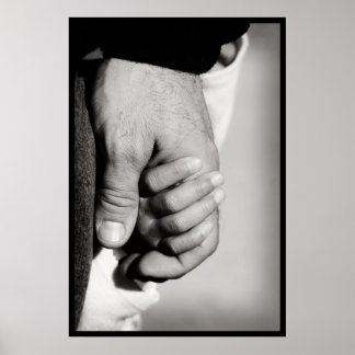 Póster O Amor Protetor Confiante de Um Pai