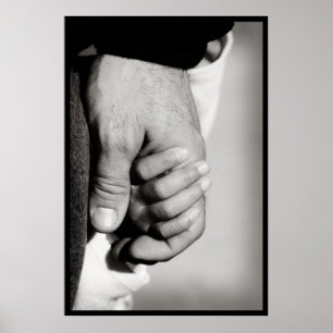 Póster O amor protetor de confiança de um pai