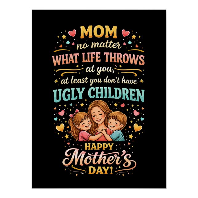 Póster O Amor Risonho da Mamãe (Frente)