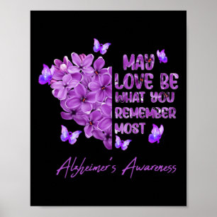 Poster O Amor Ser O Que Você Lembrará Mais Campanha Alzhe