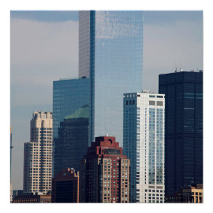 Póster O amplo centro financeiro Manhattan Nova Iorque